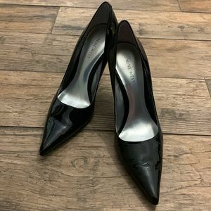 Nine West Black Patent Heels